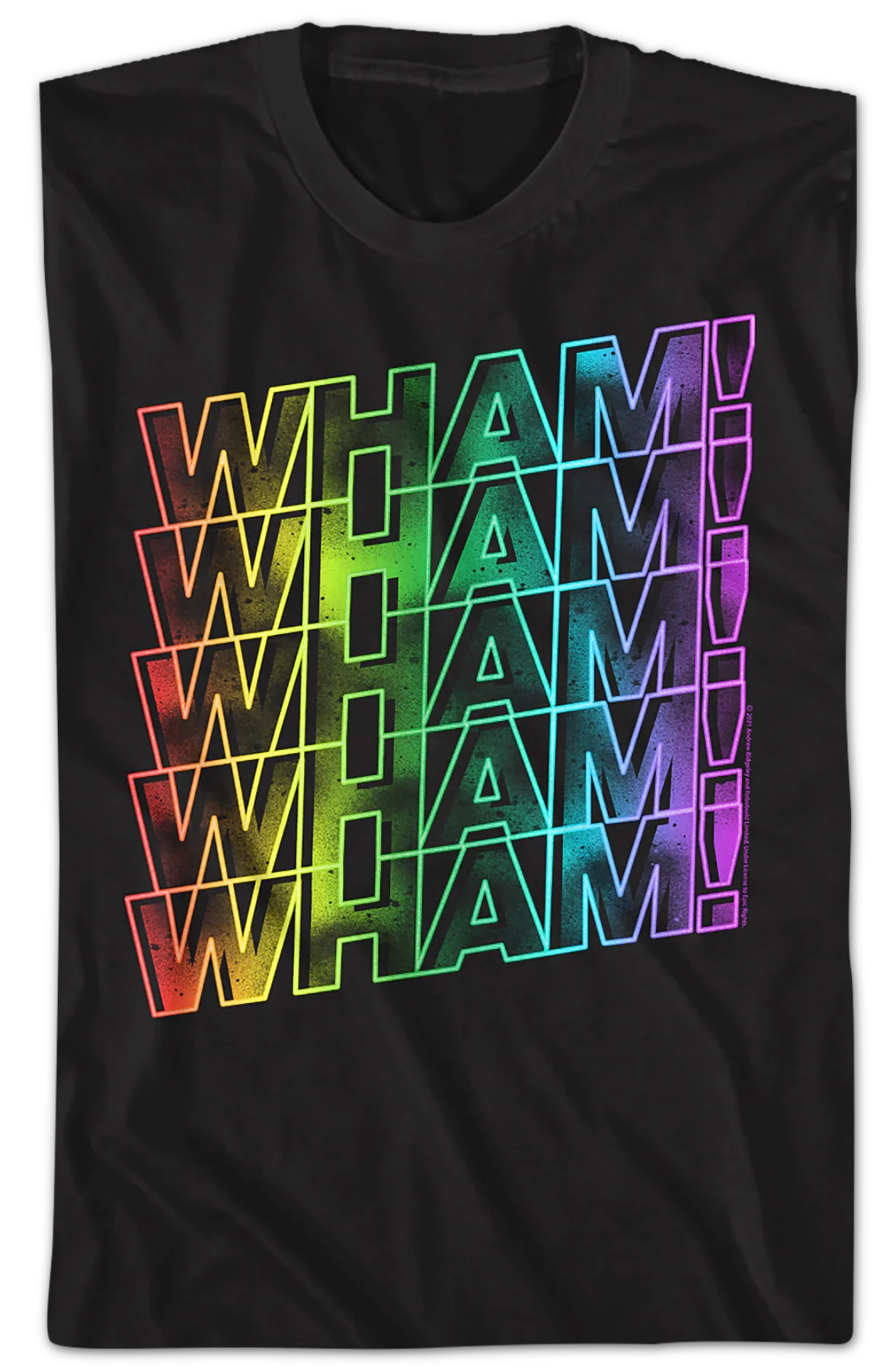 Neon Logo Wham T-Shirt - Image 2