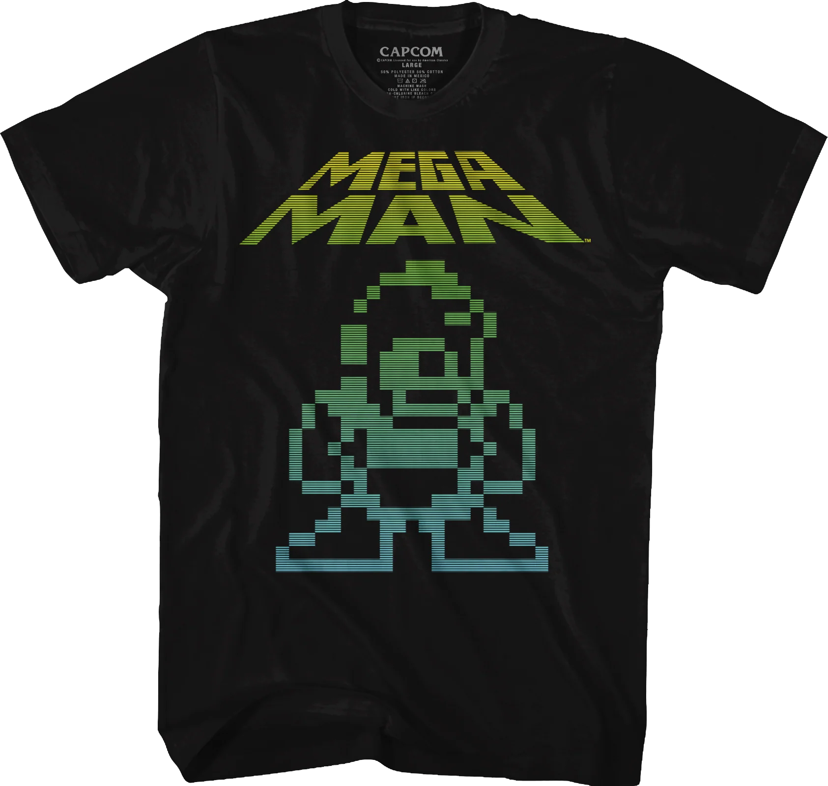 Neon Mega Man T-Shirt