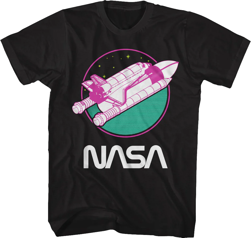 Neon Orbiter NASA T-Shirt