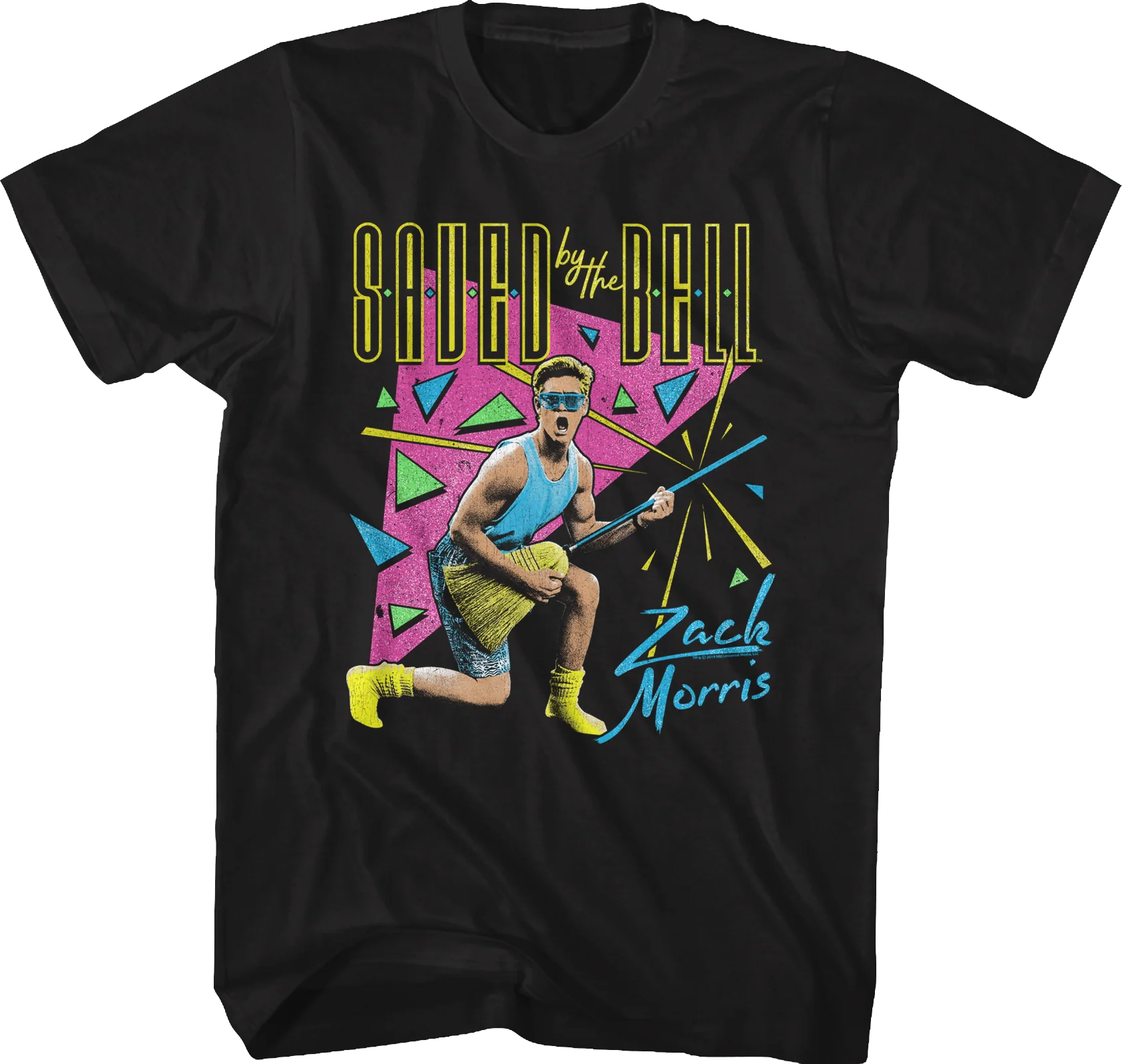 Neon Zack Morris Saved By The Bell T-Shirt