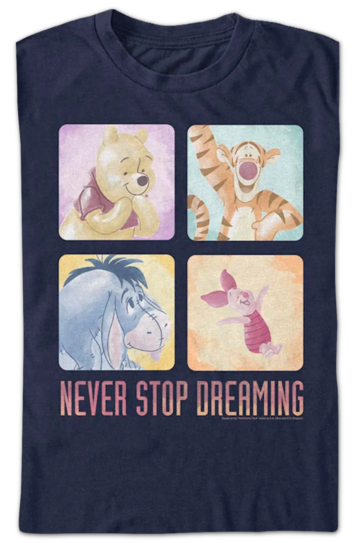 Never Stop Dreaming Winnie The Pooh T-Shirt - Image 2