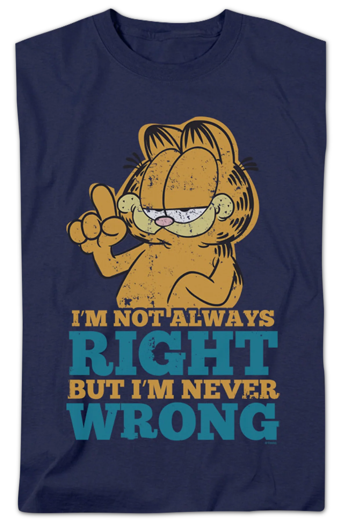 Never Wrong Garfield T-Shirt - Image 2