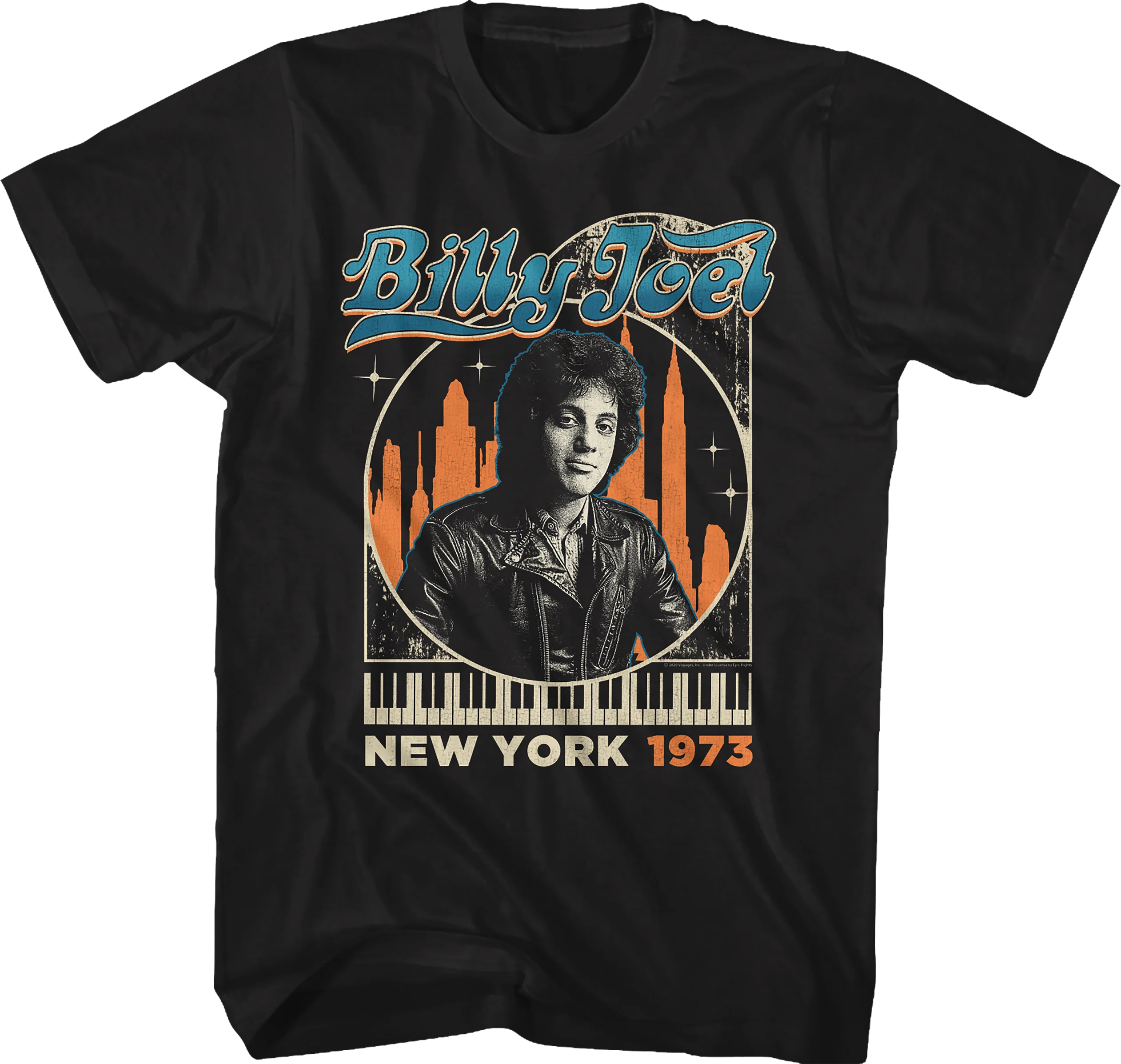 New York 1973 Billy Joel T-Shirt