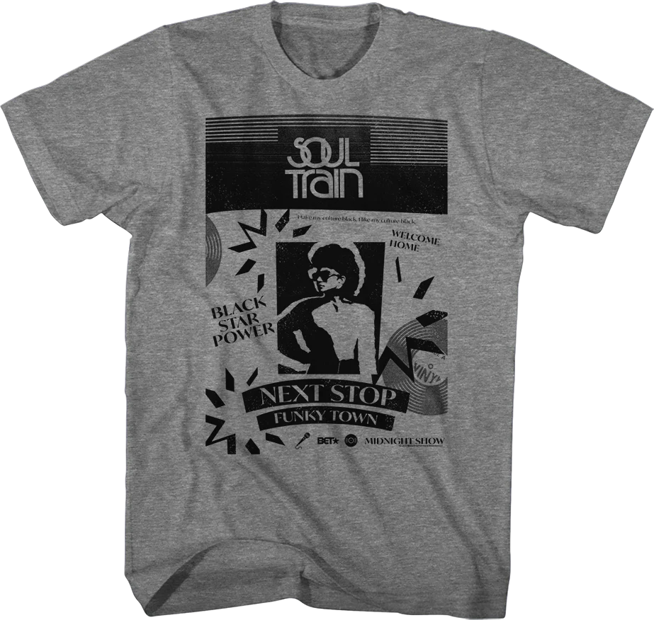 Next Stop Funky Town Soul Train T-Shirt