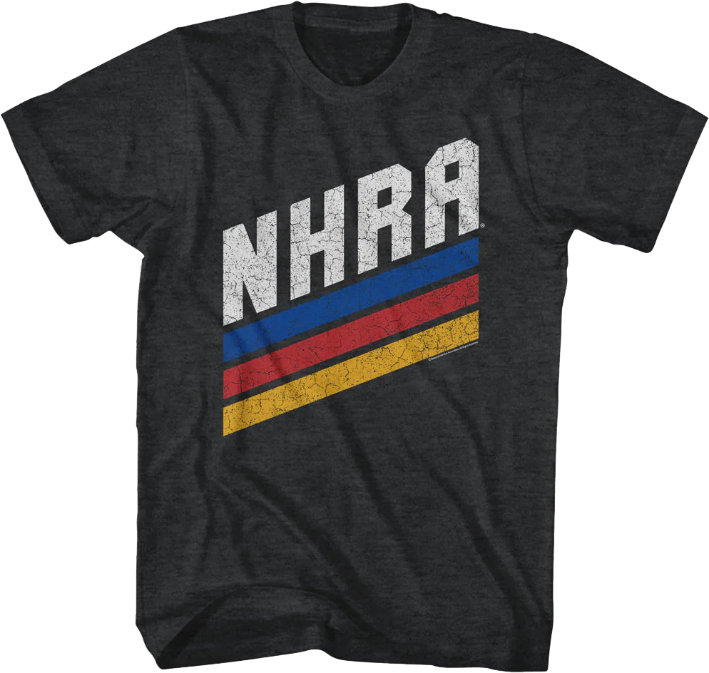 NHRA Stripes National Hot Rod Association T-Shirt