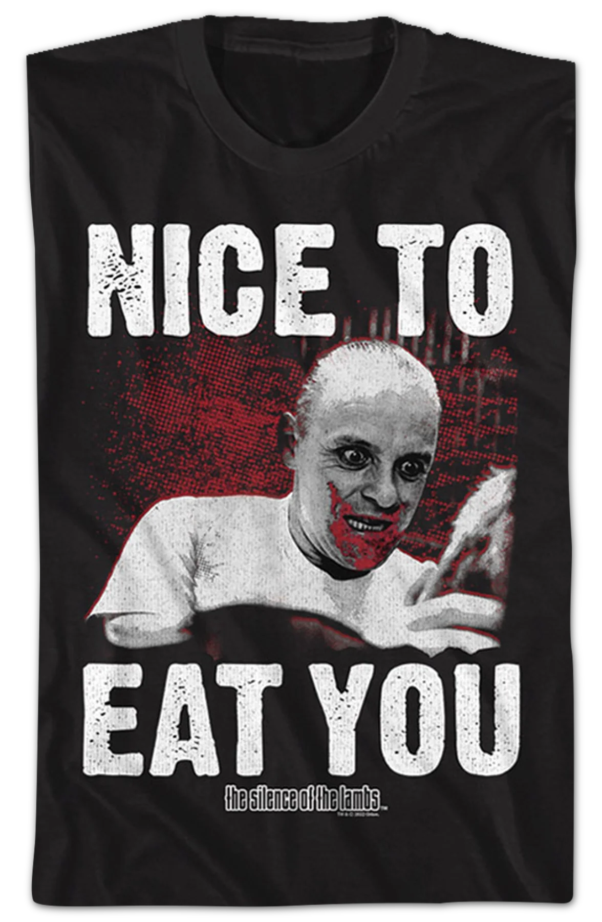 Nice to Eat You Silence of the Lambs T-Shirt - Image 2
