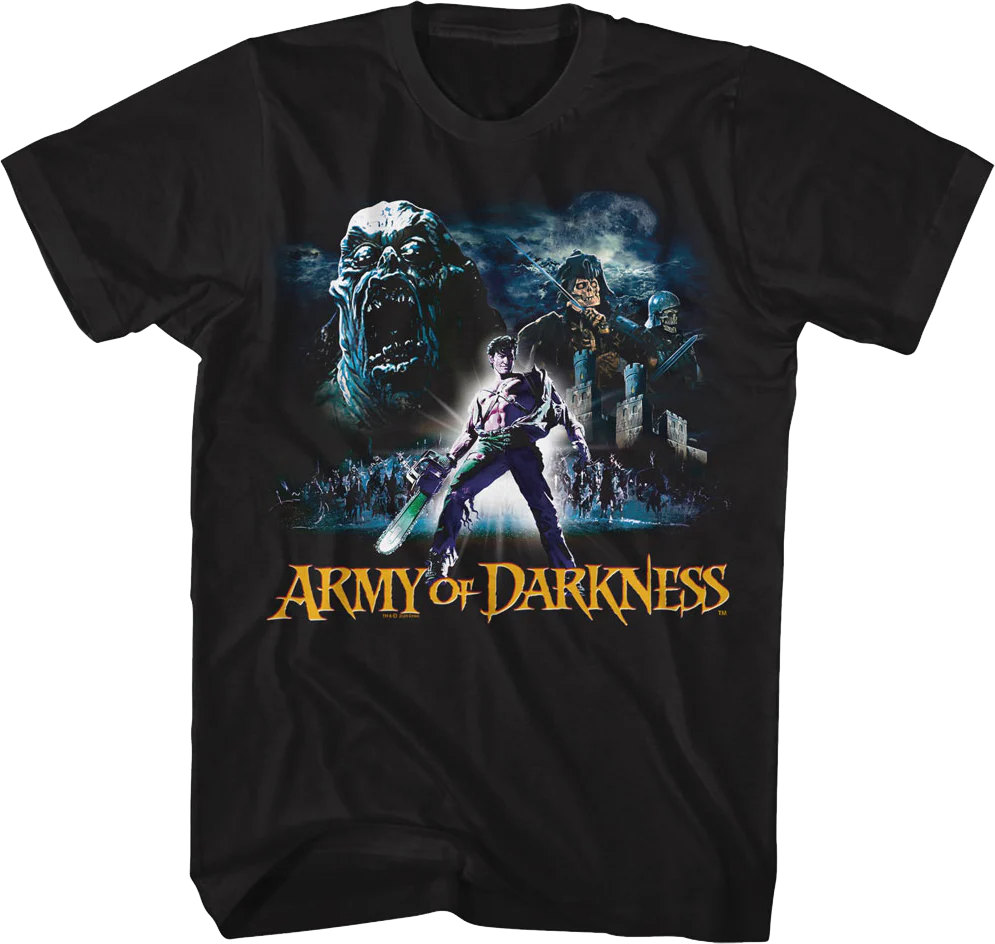 Night Sky Collage Army Of Darkness T-Shirt