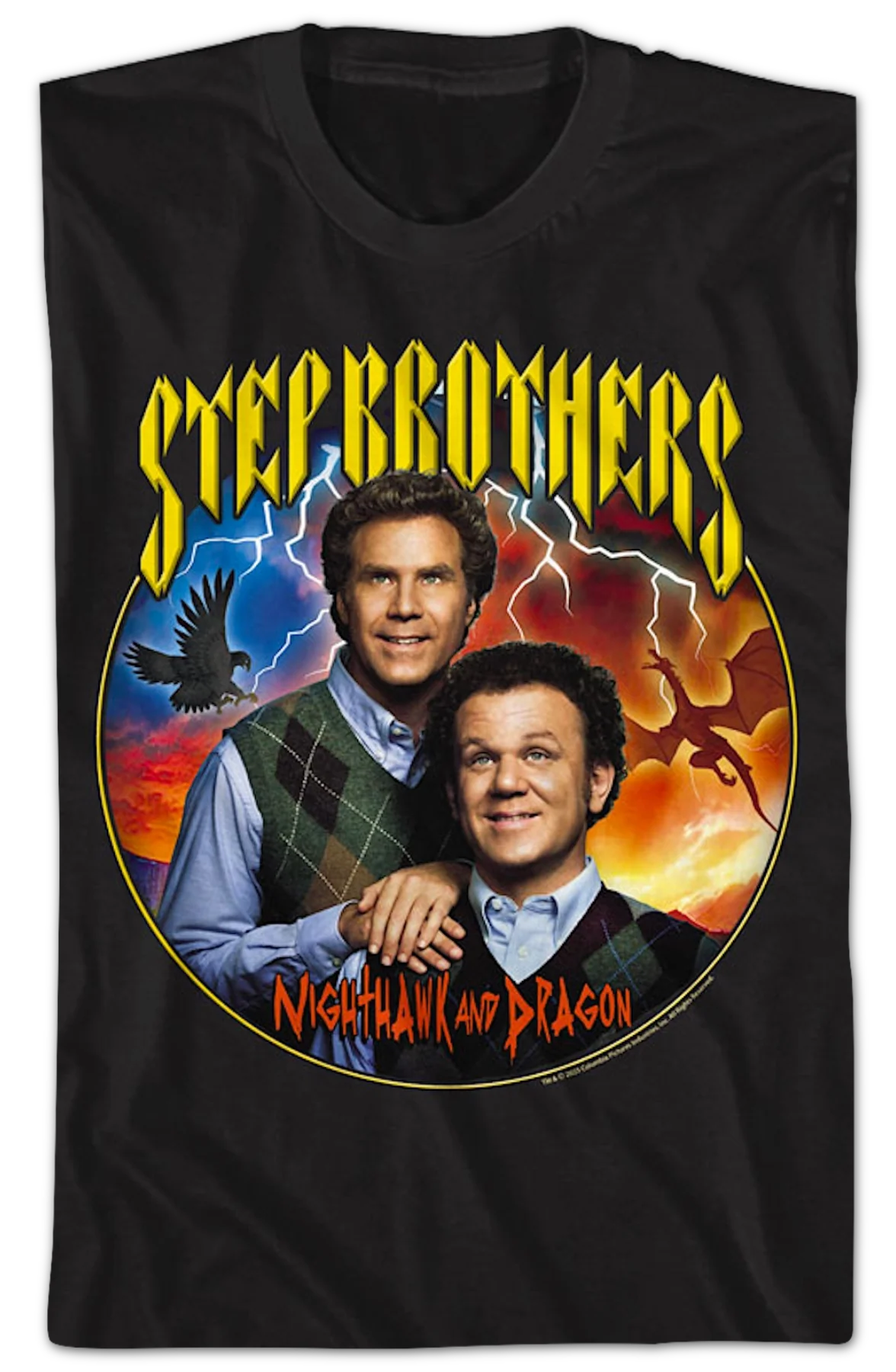 Nighthawk And Dragon Step Brothers T-Shirt - Image 2