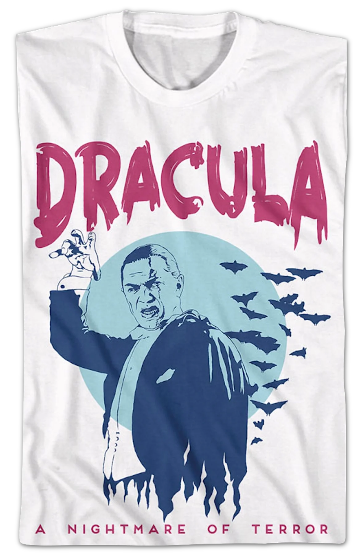 Nightmare Of Terror Dracula Bela Lugosi T-Shirt - Image 2