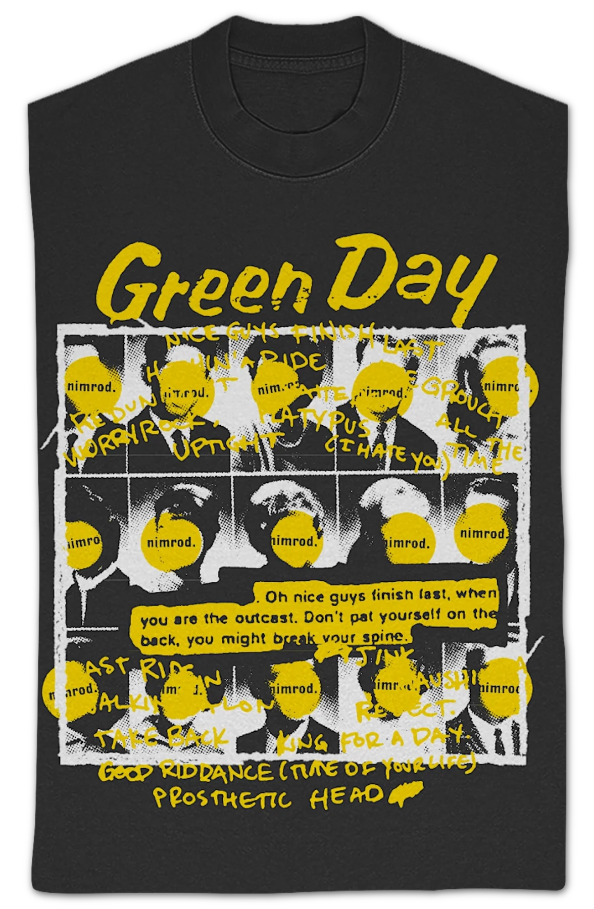 Nimrod Green Day T-Shirt - Image 2