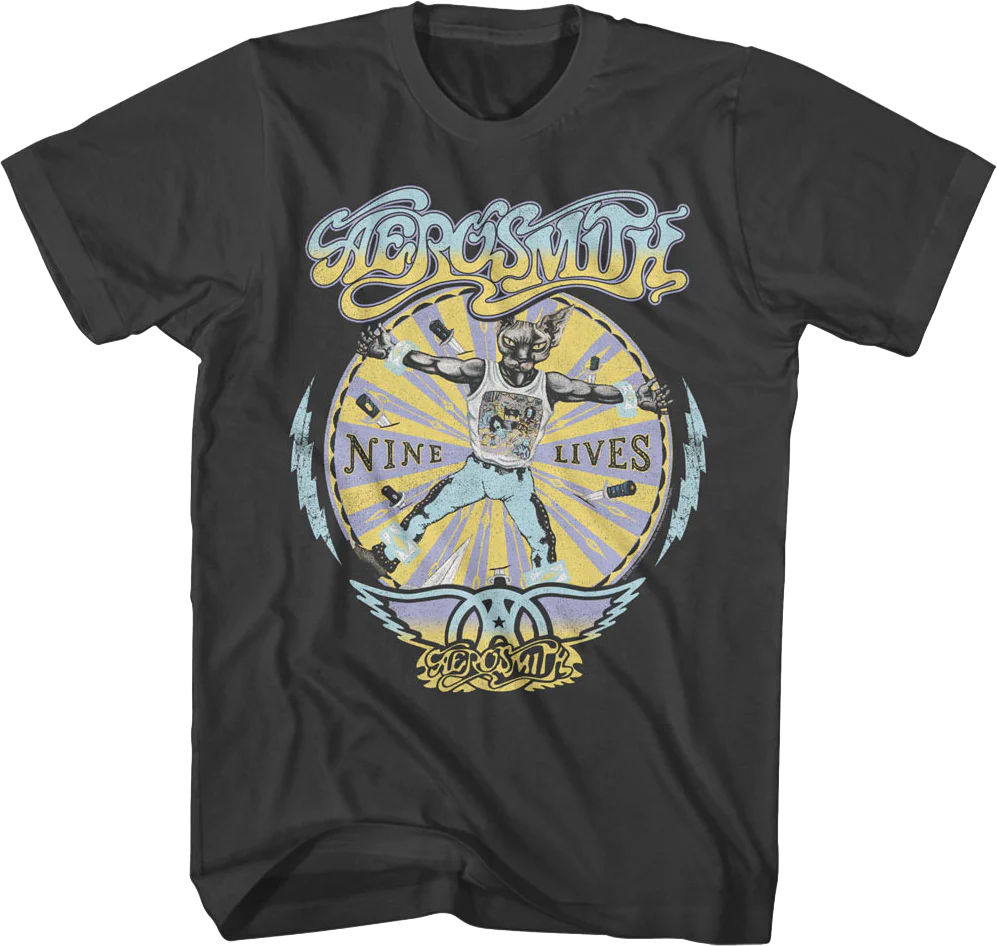 Nine Lives Aerosmith T-Shirt