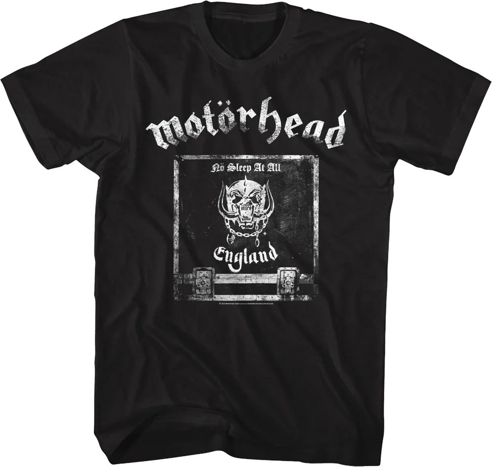 No Sleep At All Motorhead T-Shirt