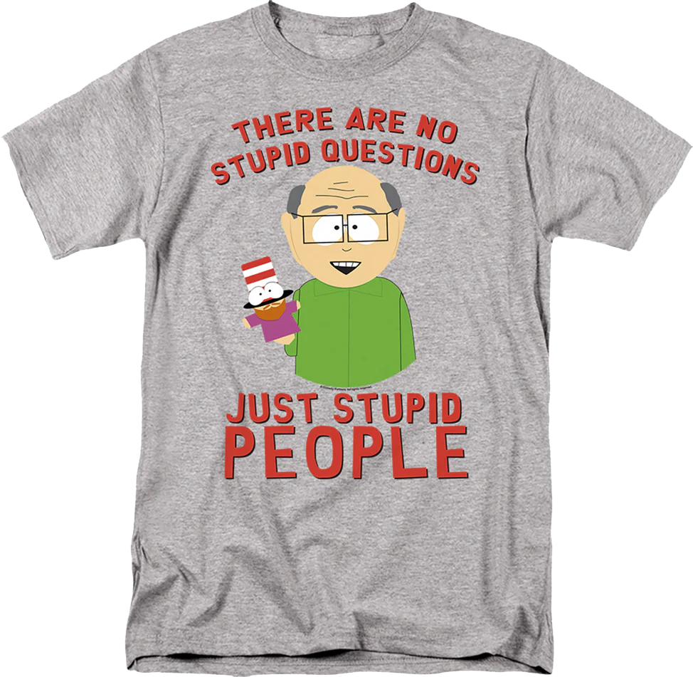 No Stupid Questions South Park T-Shirt