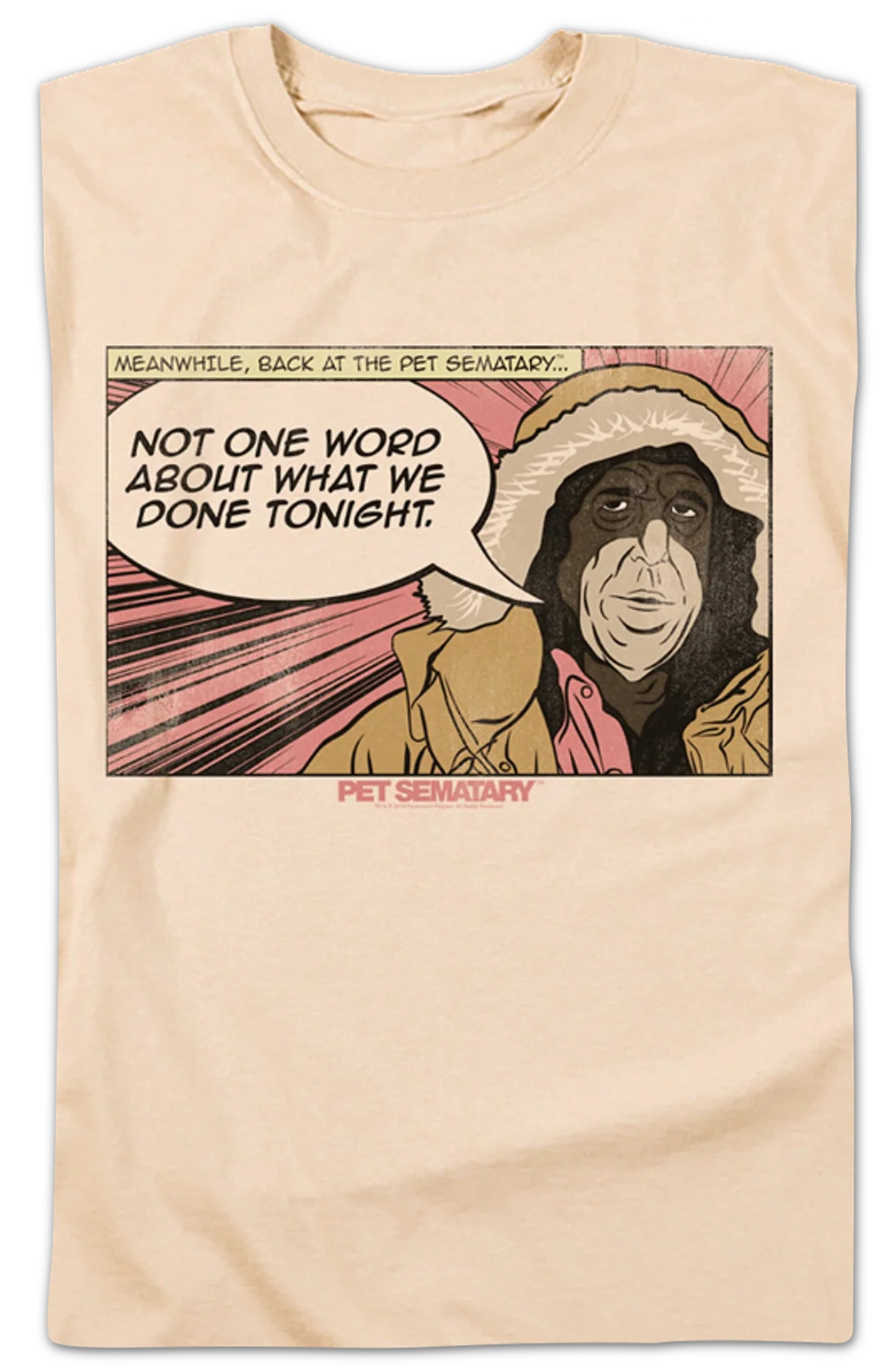 Not One Word Pet Sematary T-Shirt - Image 2