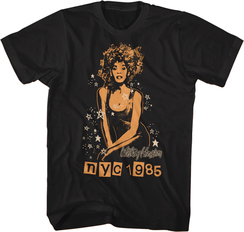 NYC 1985 Whitney Houston T-Shirt