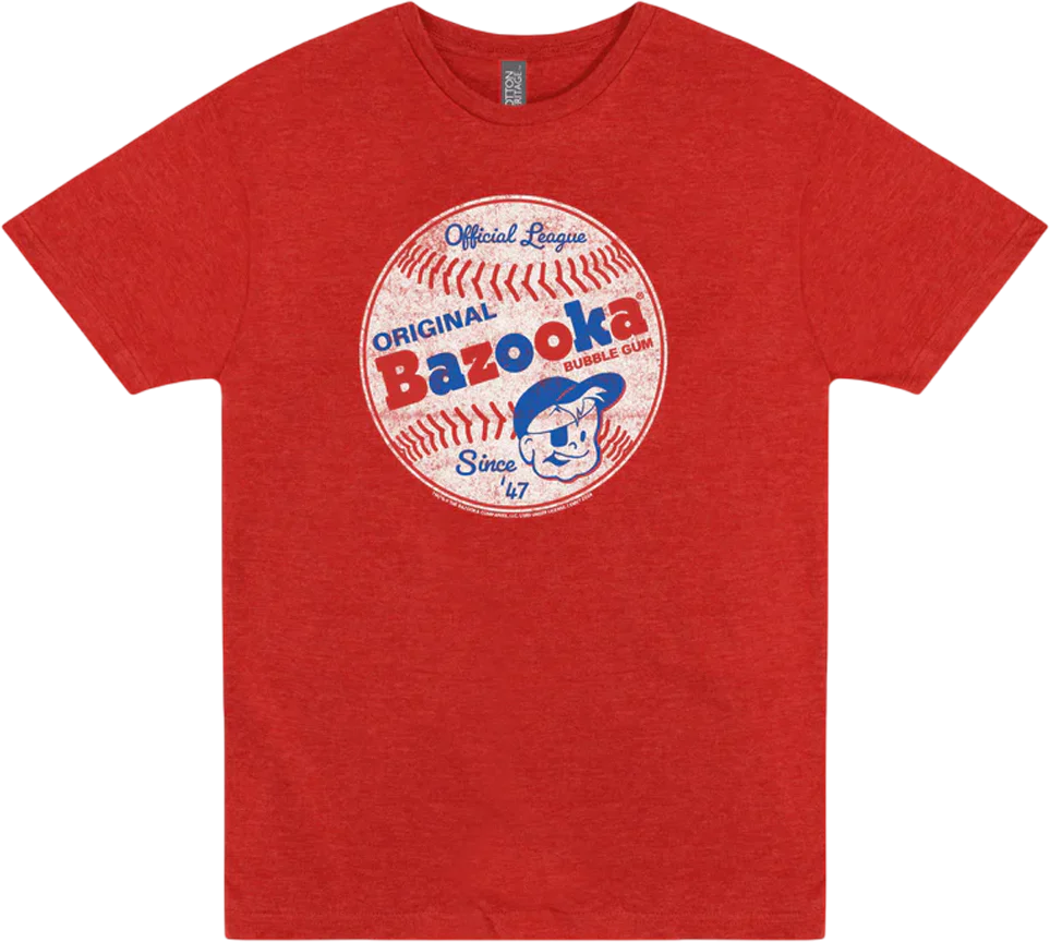 Official League Baseball Bazooka Bubble Gum T-Shirt