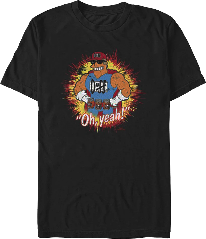 Oh Yeah! Duffman Simpsons T-Shirt
