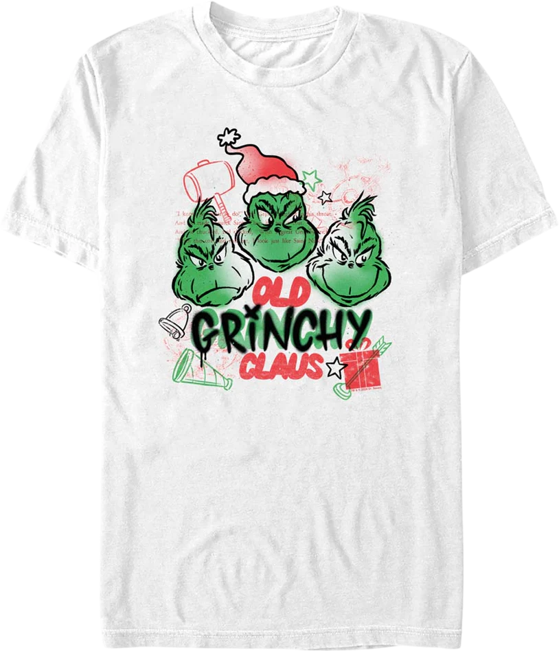 Old Grinchy Claus Dr. Seuss T-Shirt