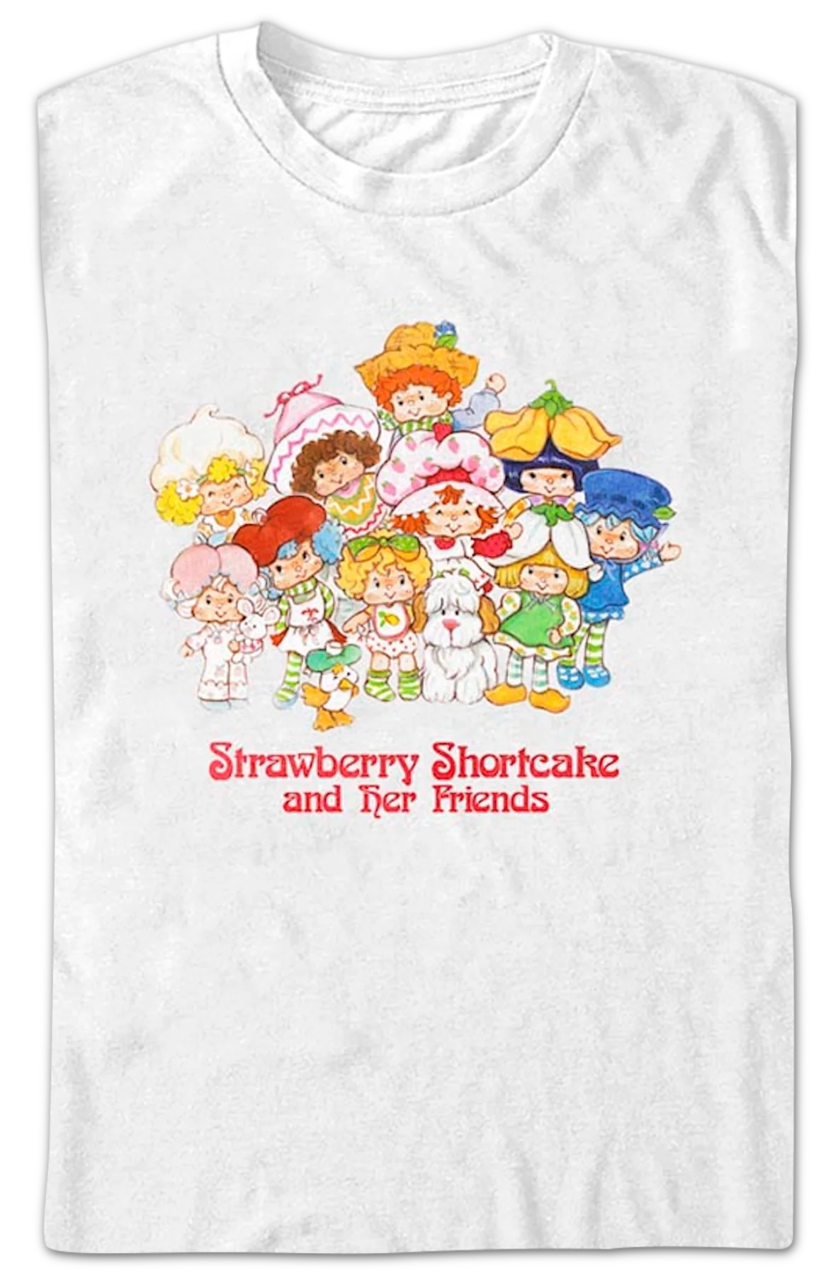 Old School Friends Strawberry Shortcake T-Shirt - Image 2