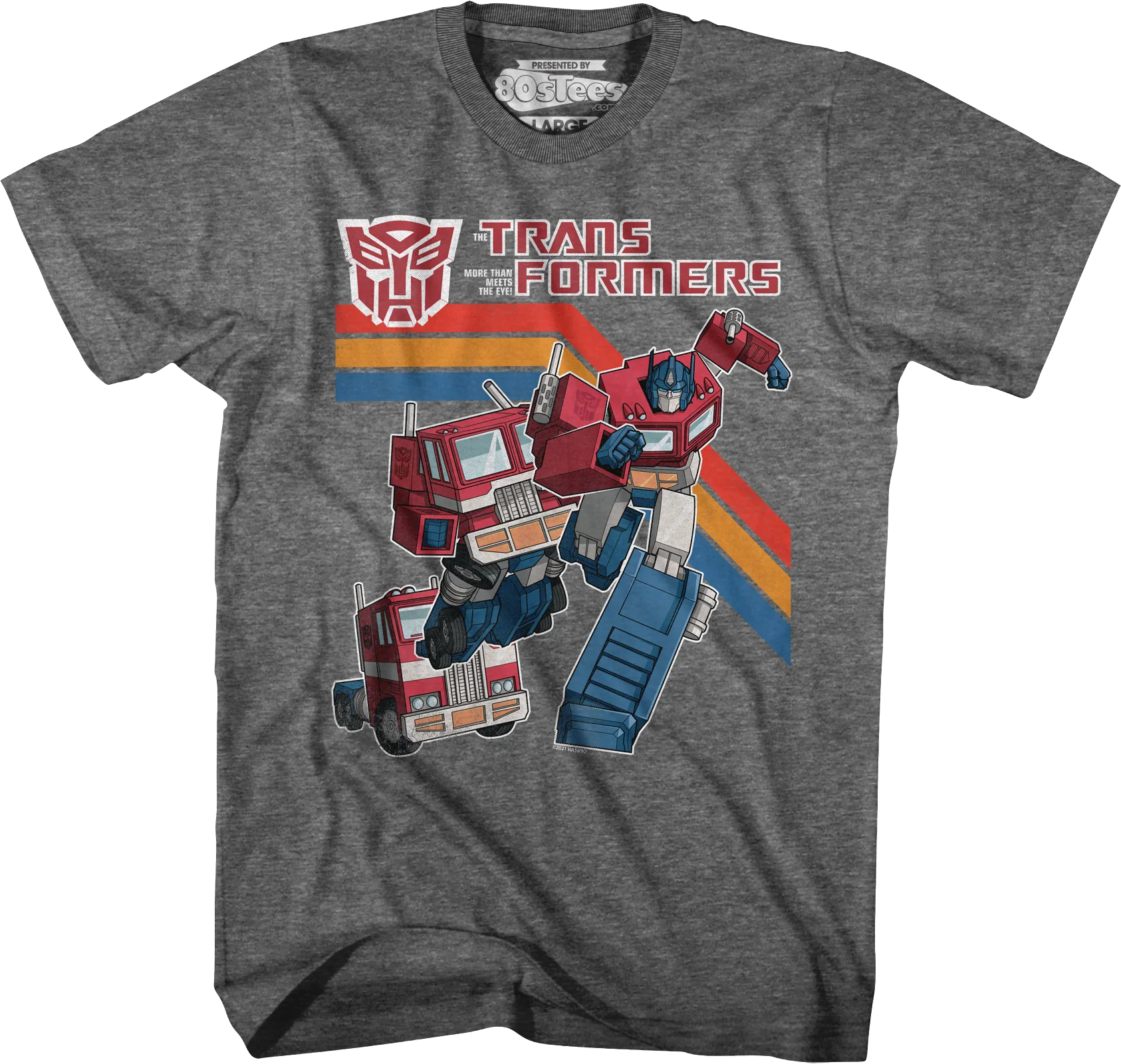 Old School Optimus Prime Transformers T-Shirt