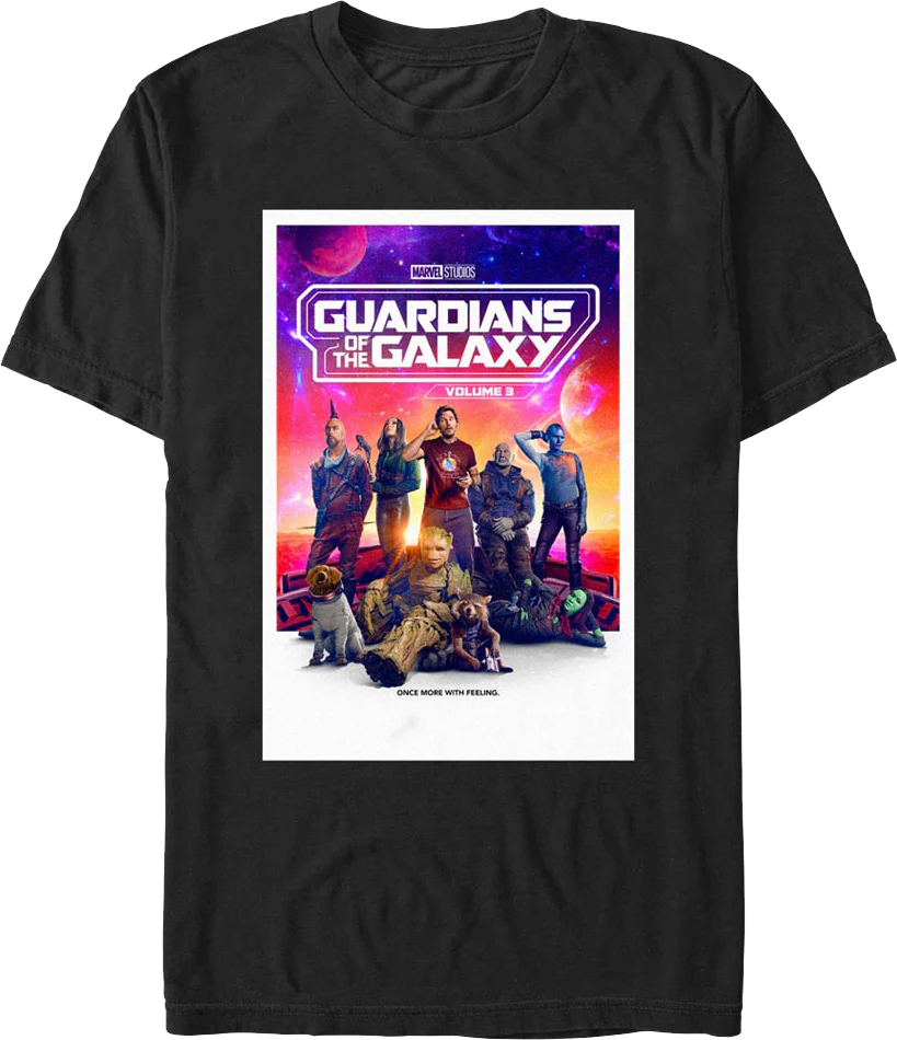 Once More With Feeling Poster Guardians Of The Galaxy T-Shirt
