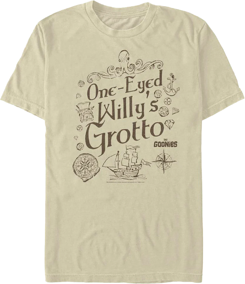 One-Eyed Willy's Grotto Goonies T-Shirt