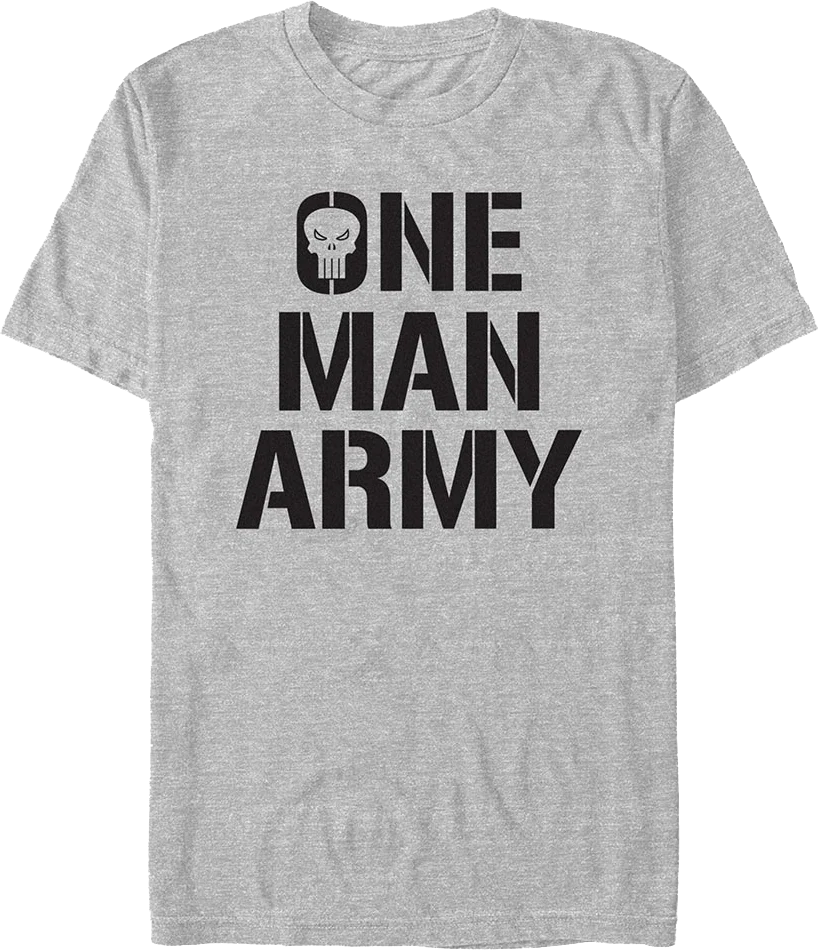 One Man Army Punisher Marvel Comics T-Shirt