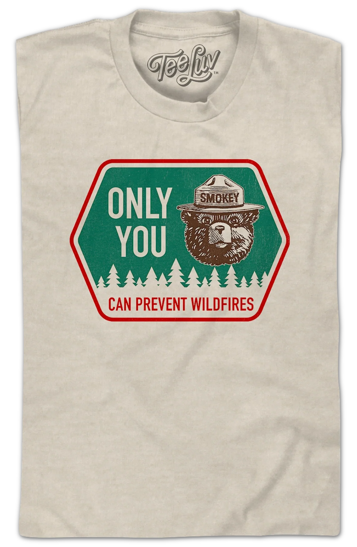 Only You Can Prevent Wildfires Smokey Bear T-Shirt - Image 2