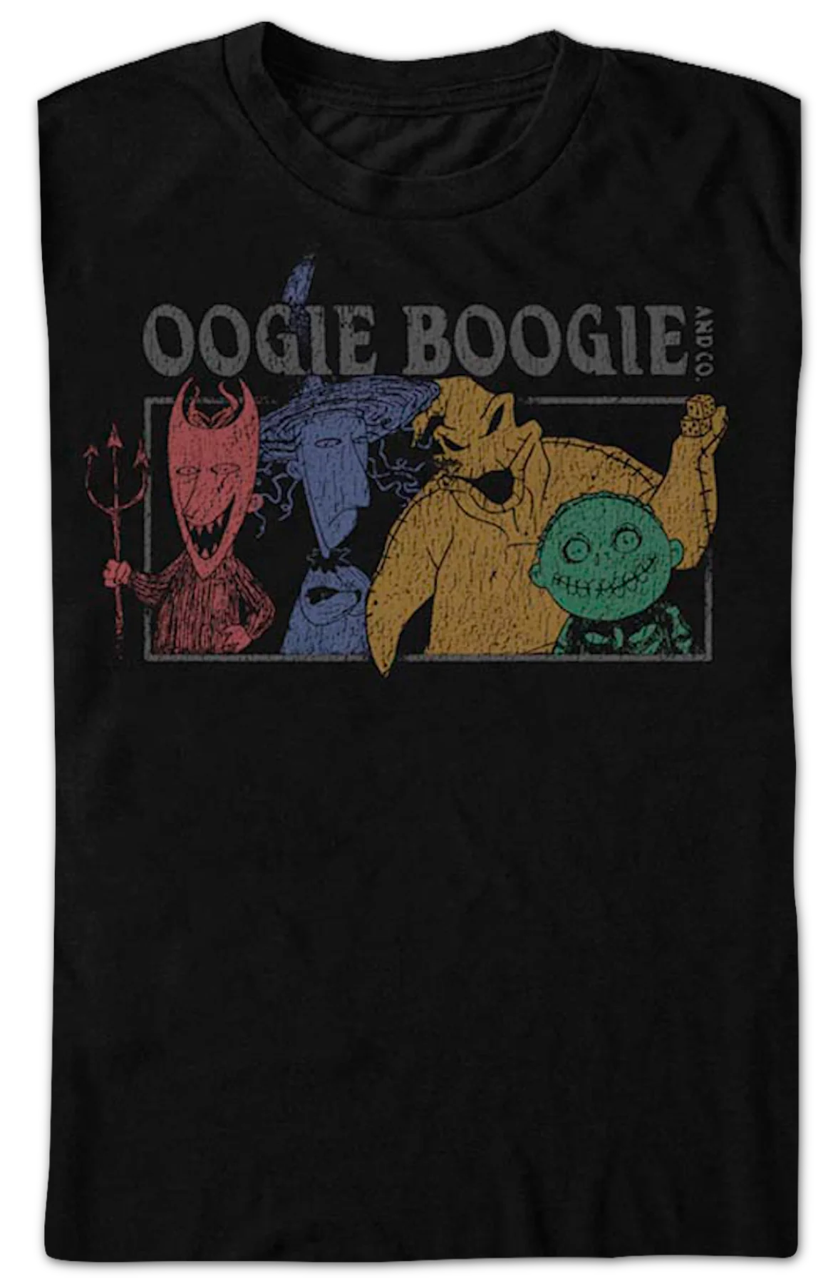 Oogie Boogie And Co. Nightmare Before Christmas T-Shirt - Image 2