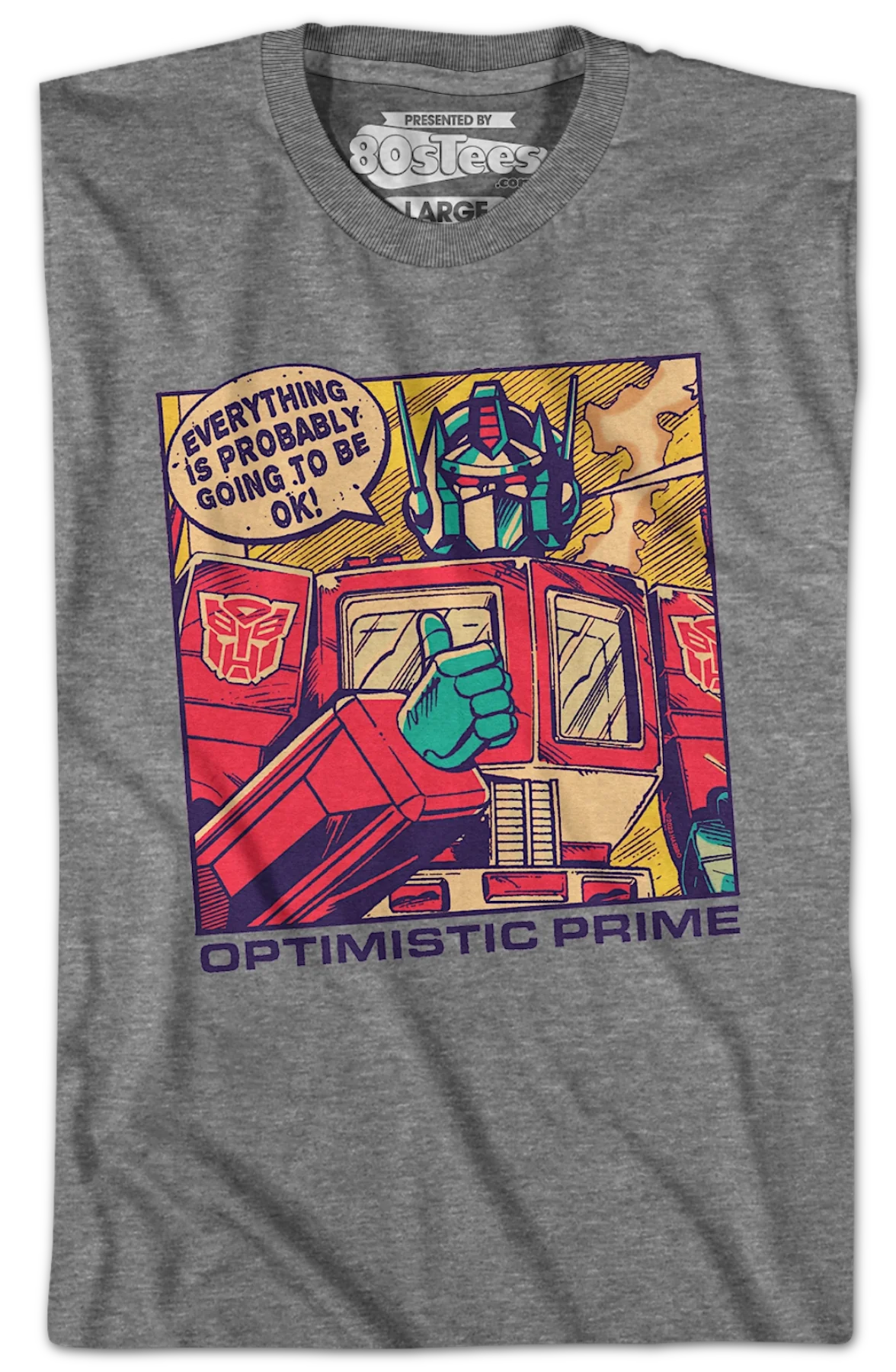 Optimistic Prime Transformers T-Shirt - Image 2
