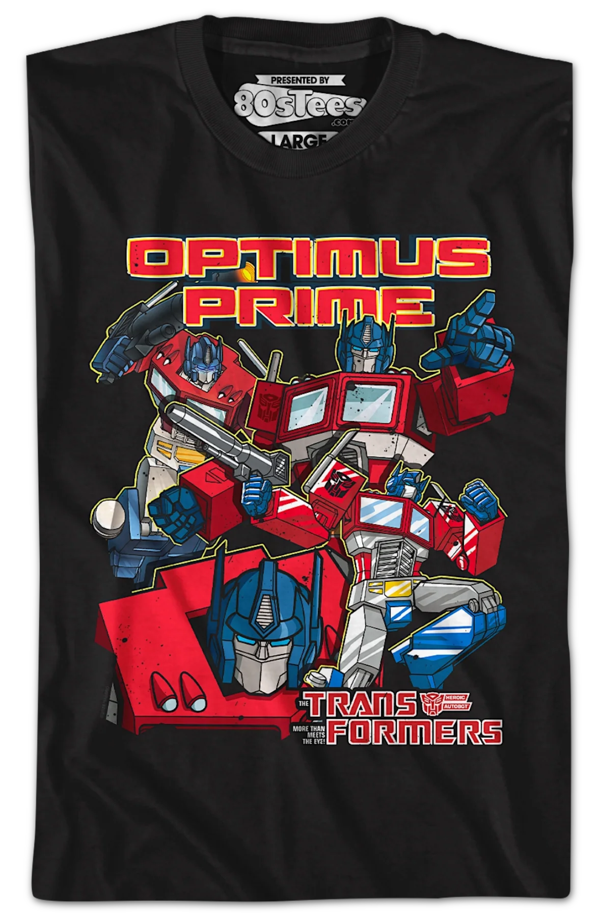 Optimus Prime Collage Transformers T-Shirt - Image 2