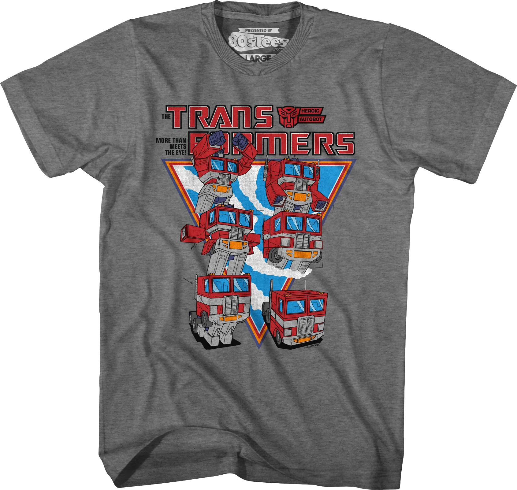 Optimus Prime Form Steps Transformers T-Shirt