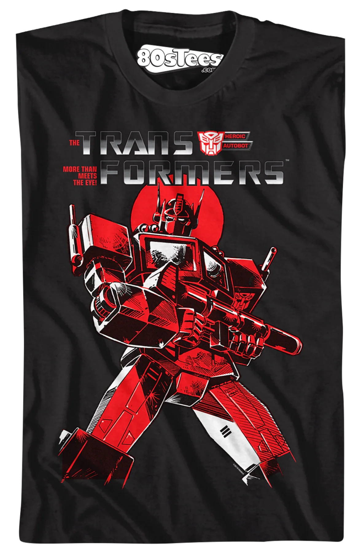 Optimus Prime Heroic Pose Transformers T-Shirt - Image 2