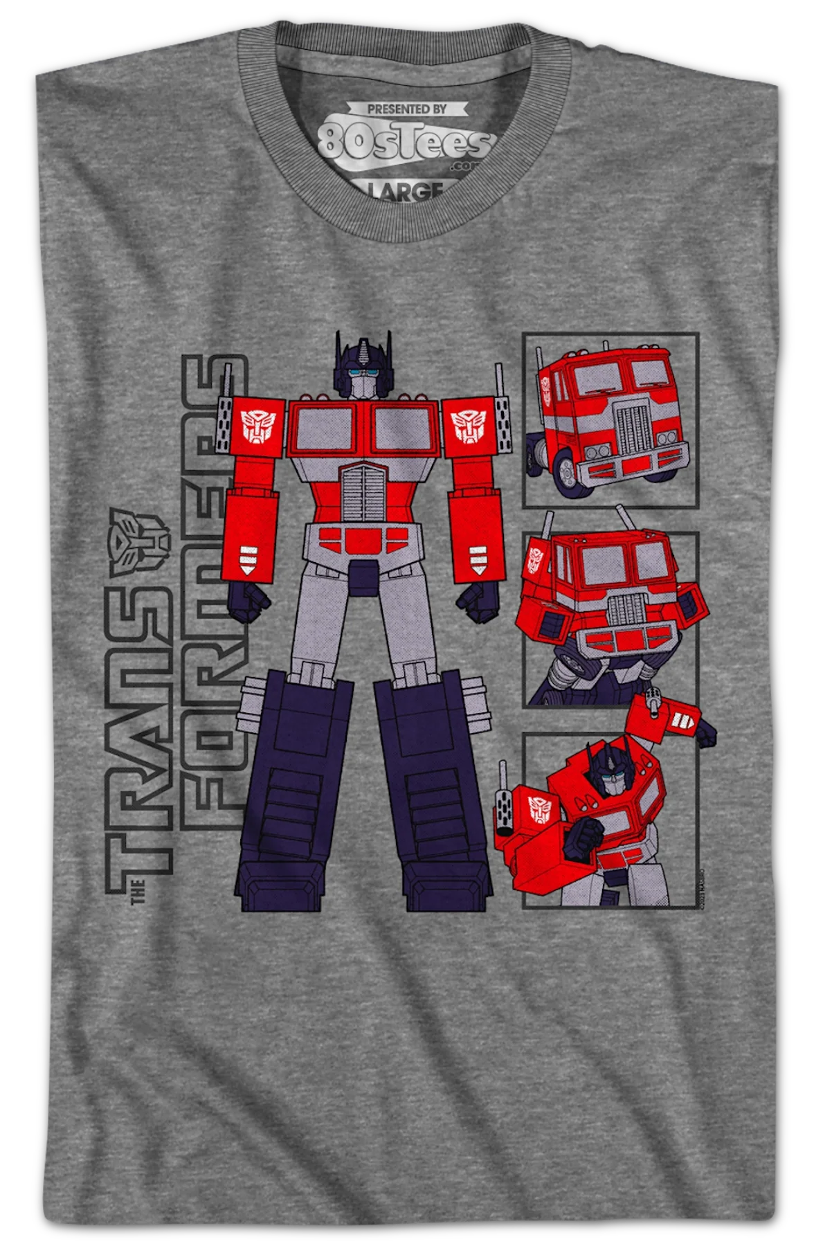 Optimus Prime True Leader Transformers T-Shirt - Image 2