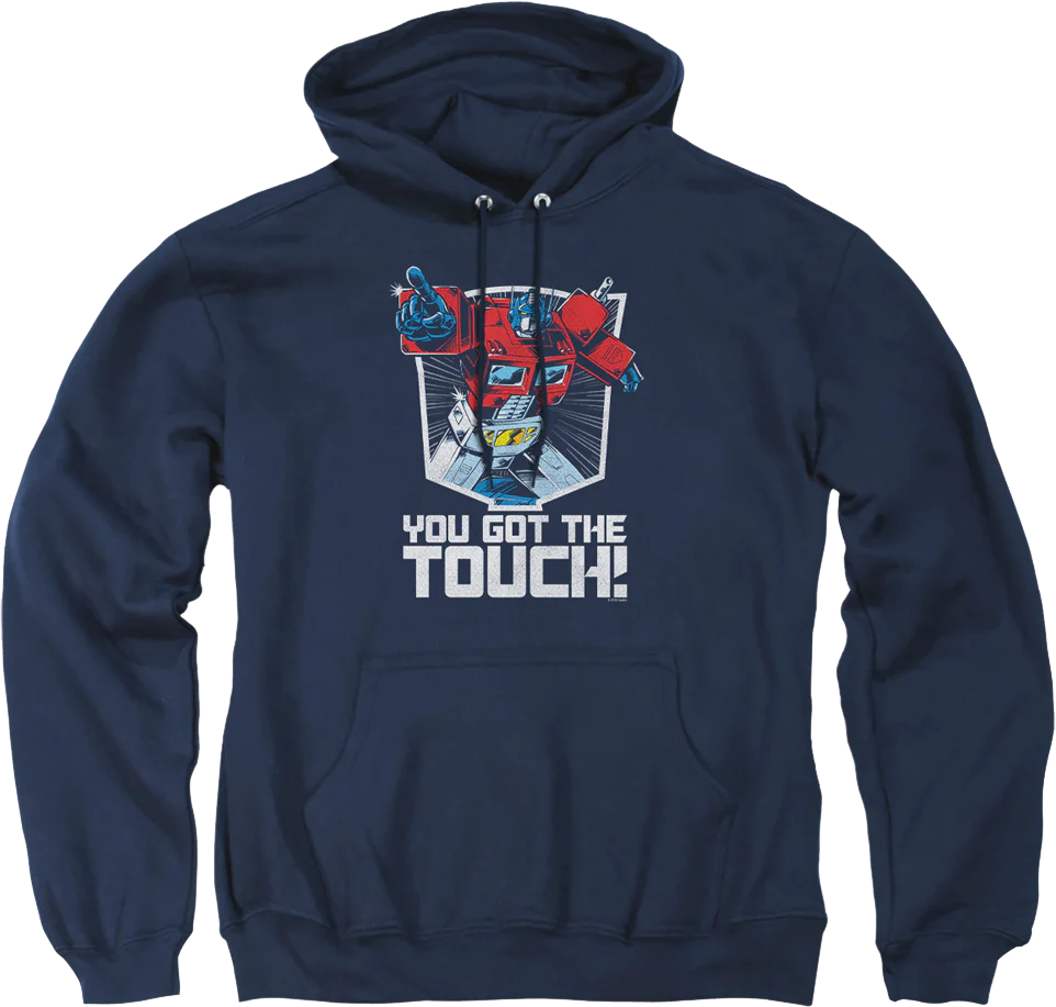 Optimus Prime You Got The Touch Transformers Hoodie