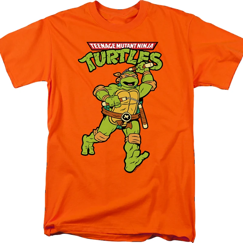 Orange Michelangelo Teenage Mutant Ninja Turtles T-Shirt