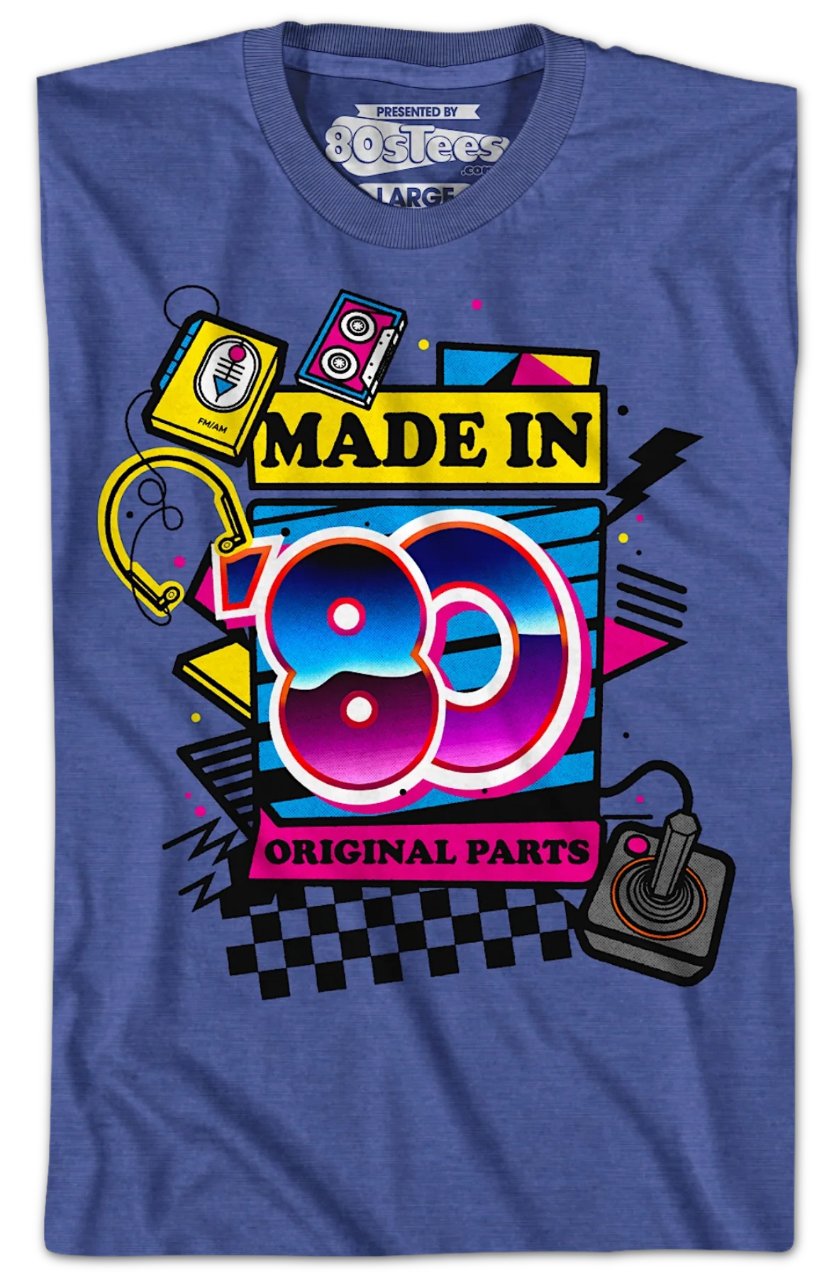 Original Parts Made In '80 T-Shirt - Image 2