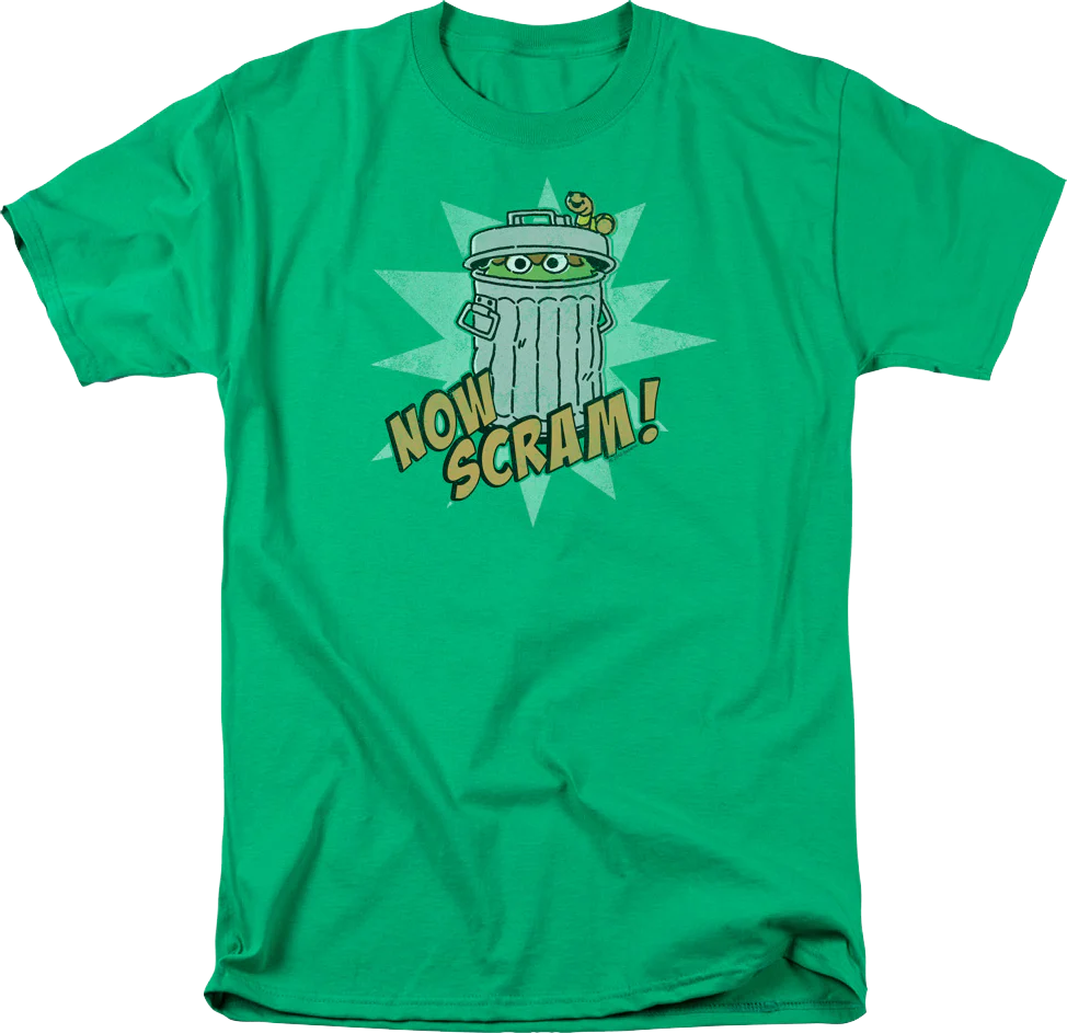Oscar The Grouch Now Scram Sesame Street T-Shirt