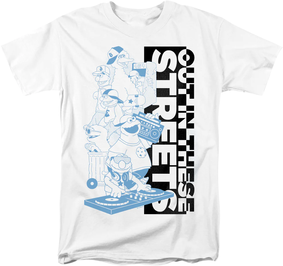 Out In These Streets Sesame Street T-Shirt