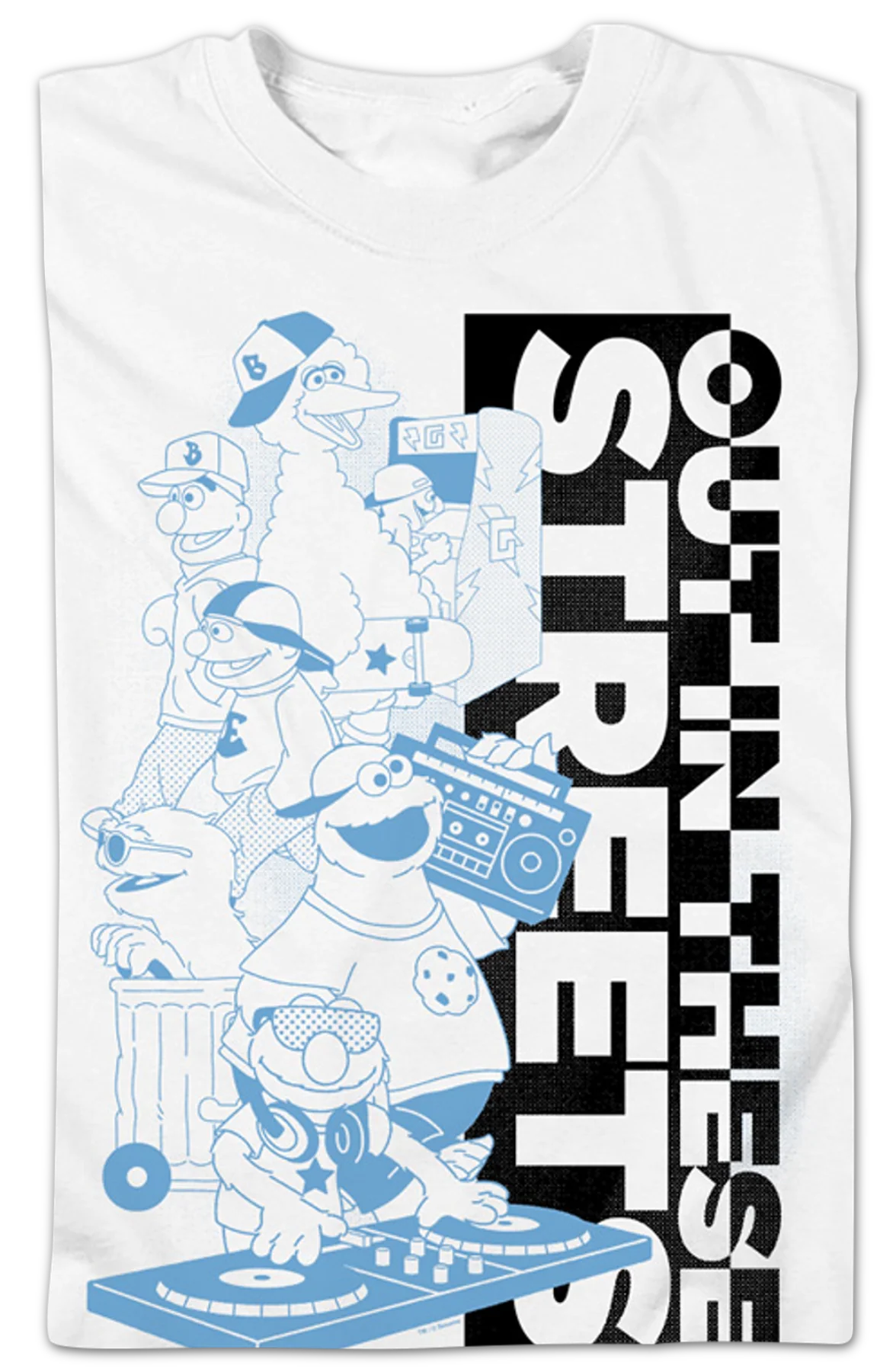 Out In These Streets Sesame Street T-Shirt - Image 2