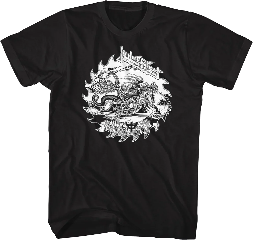 Painkiller Saw Sketch Judas Priest T-Shirt