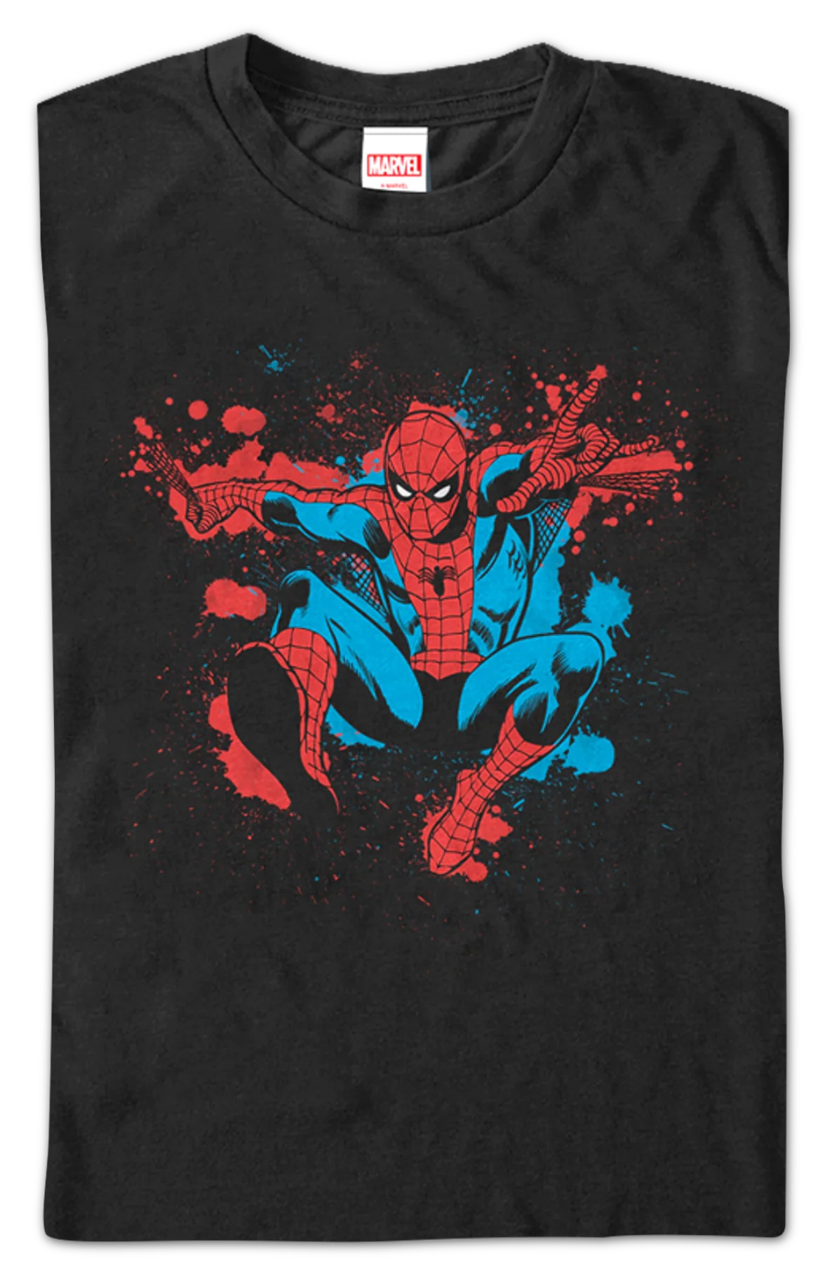 Paint Splatter Spider-Man T-Shirt - Image 2