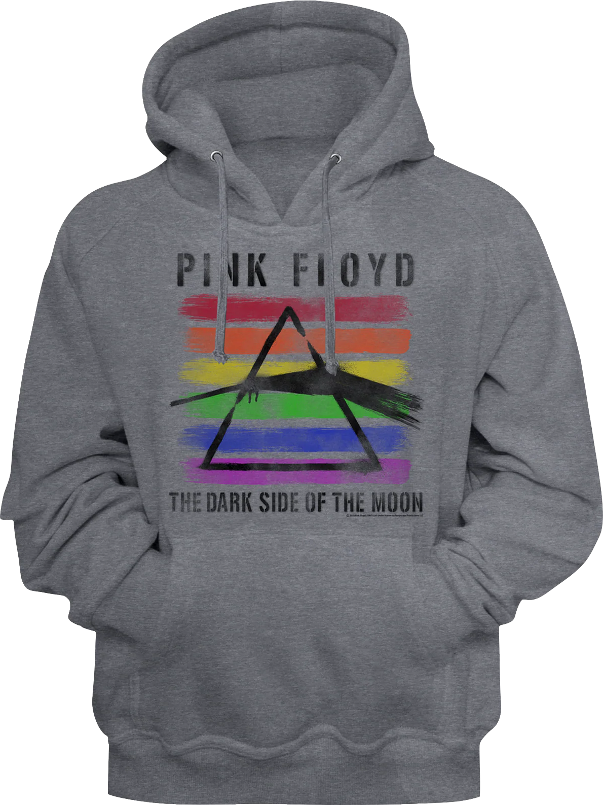 Painted Dark Side of the Moon Pink Floyd Hoodie