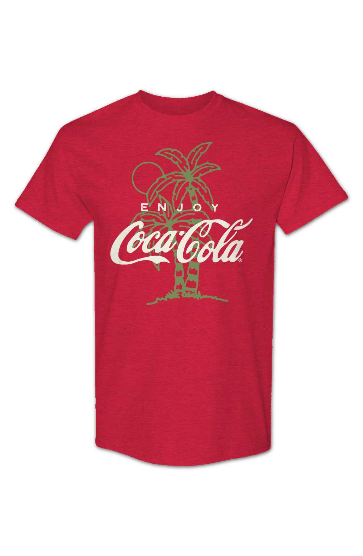 Palm Trees Enjoy Coca-Cola T-Shirt - Image 2