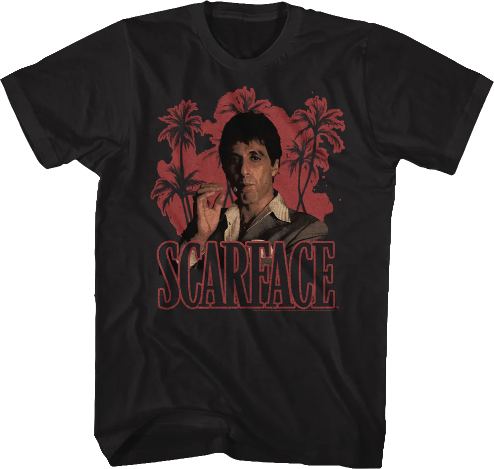 Palm Trees Scarface T-Shirt
