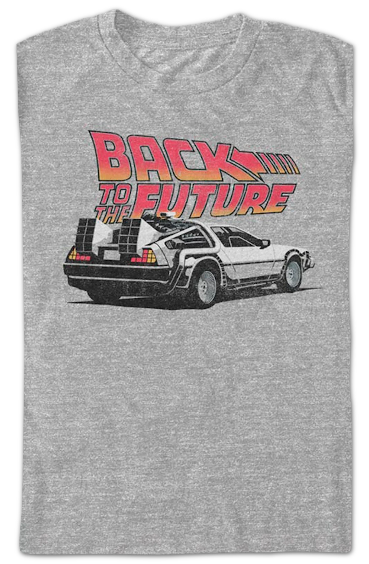 Parked Delorean Back To The Future T-Shirt - Image 2