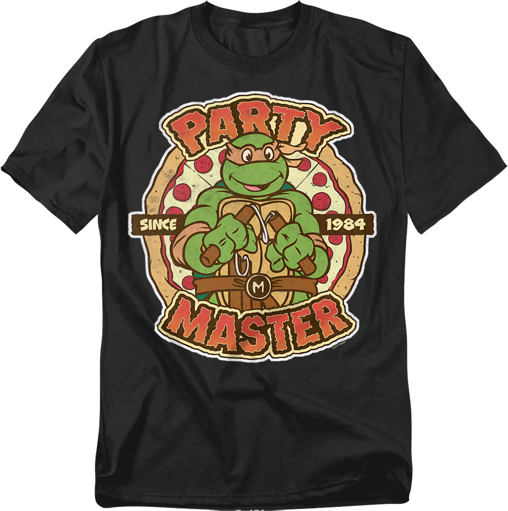 Party Master Since 1984 Teenage Mutant Ninja Turtles T-Shirt