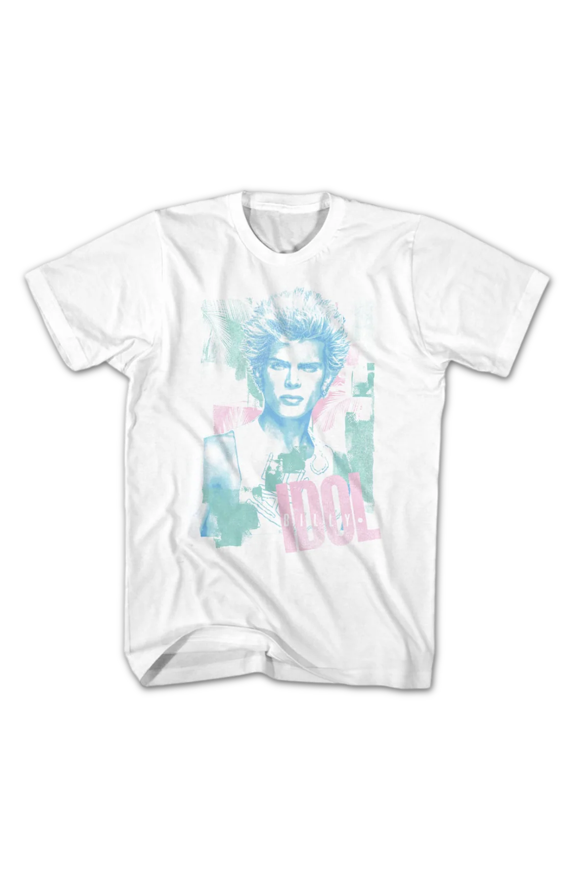 Pastel Portrait Billy Idol T-Shirt - Image 2