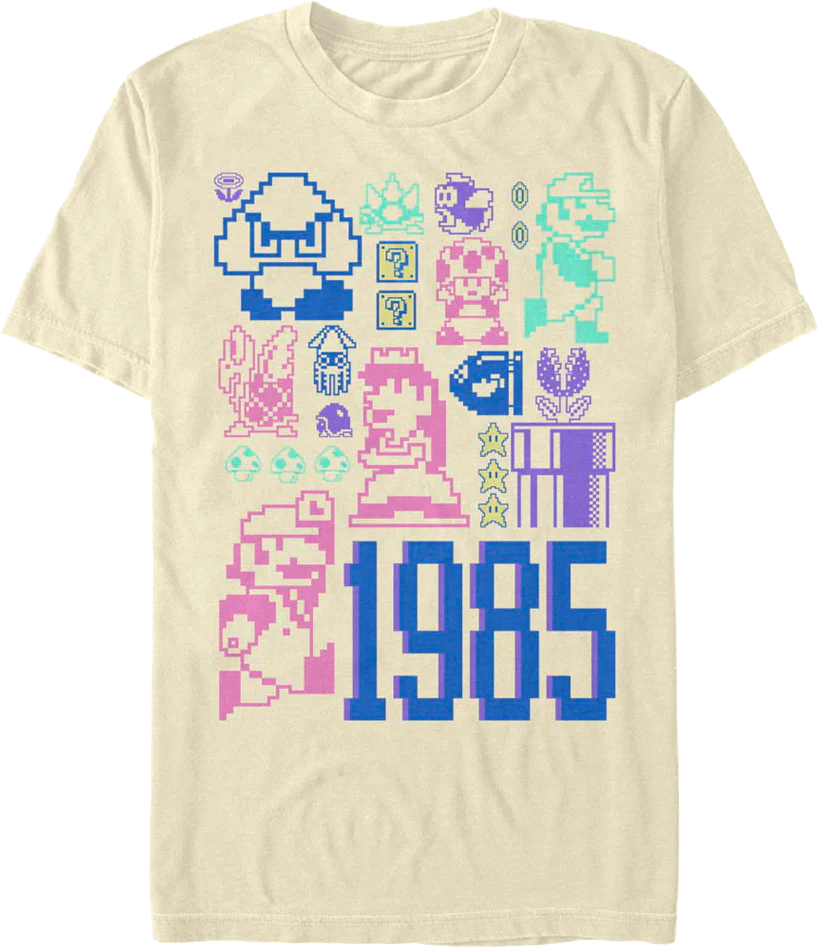 Pastel Super Mario Bros. T-Shirt
