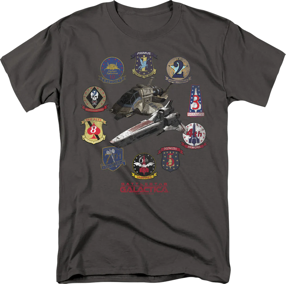 Patches Battlestar Galactica T-Shirt
